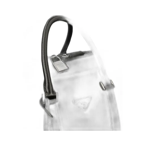 Prada Logo Patch Zip-Up Tote Bag