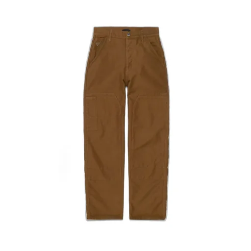 Prada Straight-Leg Distressed Pants