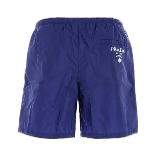 Prada Logo Printed Swim Shorts