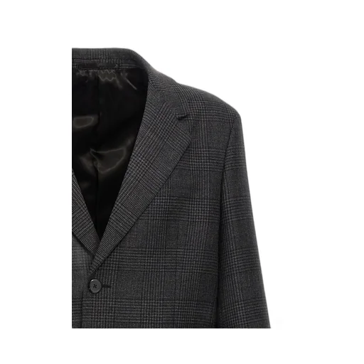 Prada Checked Single-Breasted Coat