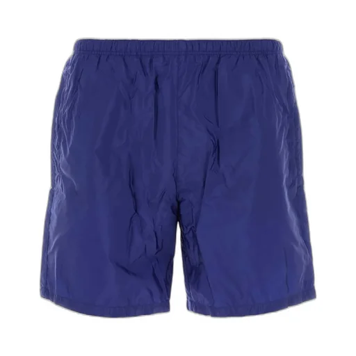 Prada Logo Printed Swim Shorts