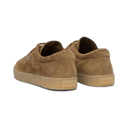 Prada Triangle-Logo Lace-Up Sneakers