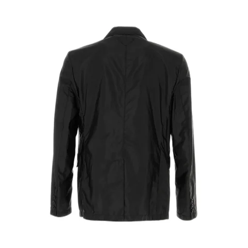 Prada Re-Nylon Single-Breasted Tailored Blazer