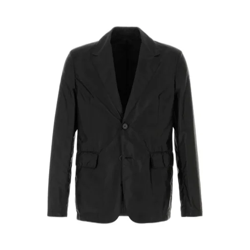 Prada Re-Nylon Single-Breasted Tailored Blazer