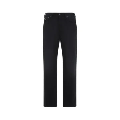 Prada Logo Plaque Straight-Leg Jeans