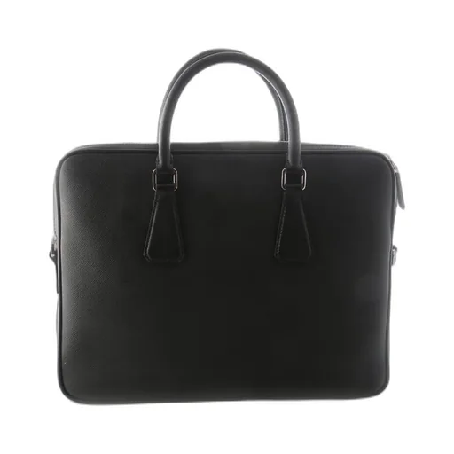 Prada Logo Plaque Laptop Bag