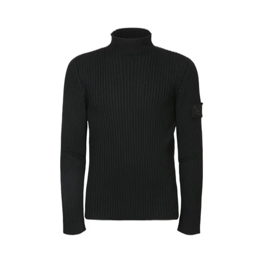 Prada Logo-Lettering Roll-Neck Jumper