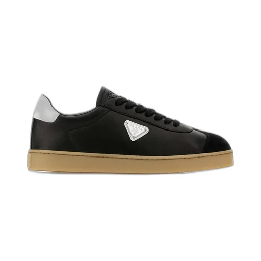 Prada Triangle-Logo Lace-Up Sneakers
