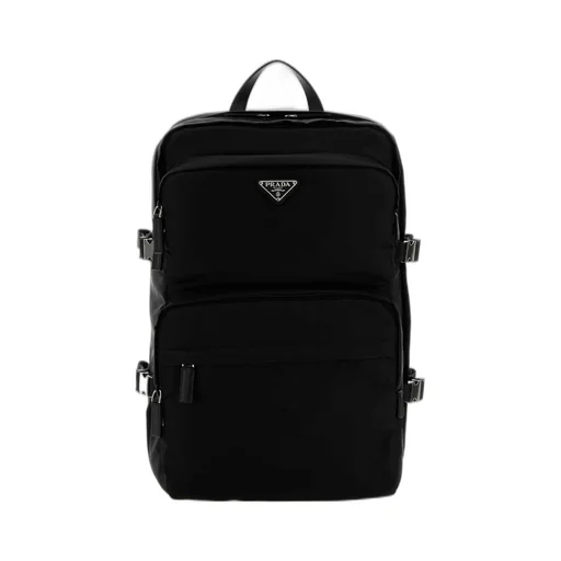 Prada Triangle-Logo Backpack