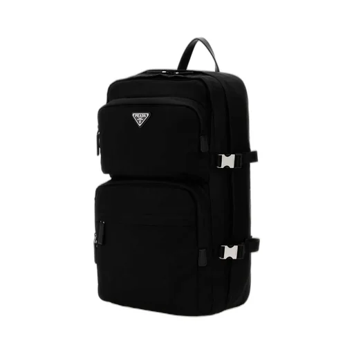 Prada Triangle-Logo Backpack