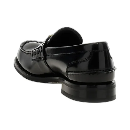 Prada Triangle-Logo Slip-On Loafers