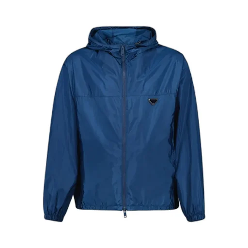 Prada Triangle-Logo Zipped Jacket