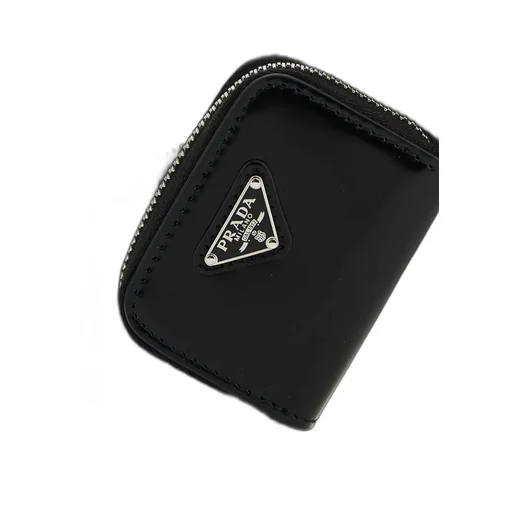 Prada Triangle-Logo Zipped Crossbody Bag