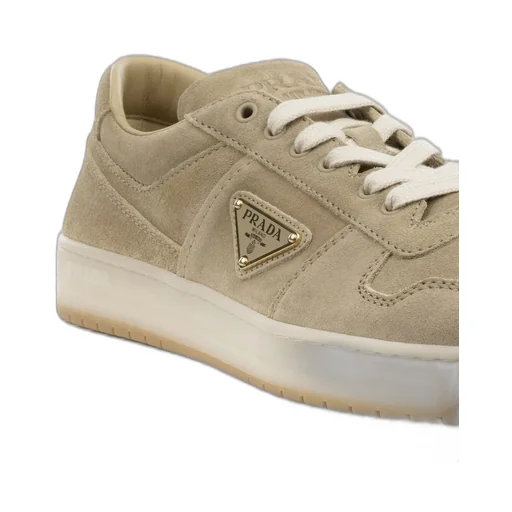 Prada Triangle-Logo Lace-Up Sneakers
