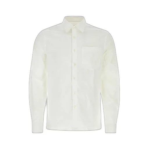 Prada Logo Embroidered Buttoned Shirt