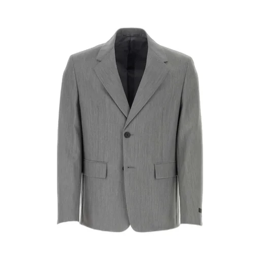 Prada Buttoned Tailored Blazer