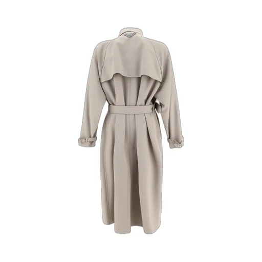 Prada Belted Button-Up Coat