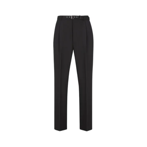 Prada Belted Tailored Trousers
