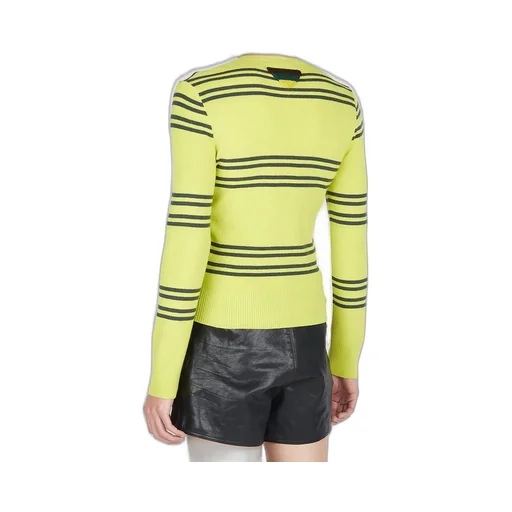 Prada Striped Crewneck Jumper