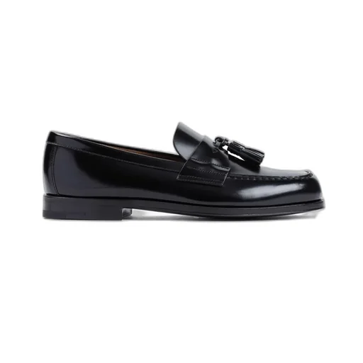 Prada Tassel-Detailed Slip-On Loafers