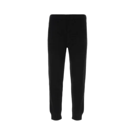 Prada Mid-Rise Fine-Knitted Track Pants