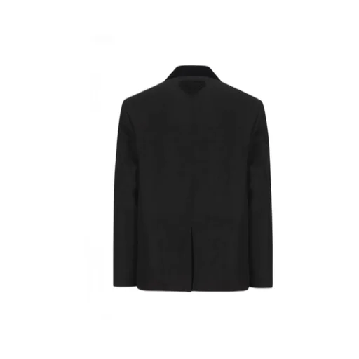 Prada Double-Breasted Tailored Blazer