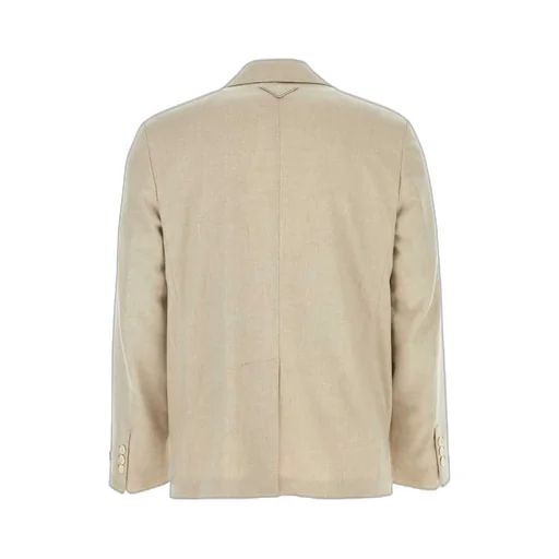 Prada Single Breasted Sleeved Blazer
