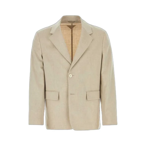 Prada Single Breasted Sleeved Blazer