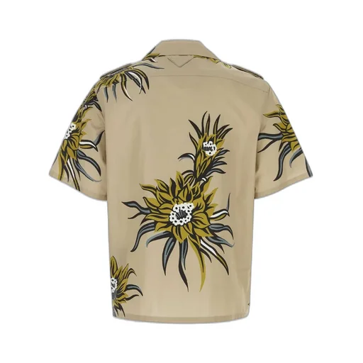Prada Pattern-Printed Short-Sleeved Shirt