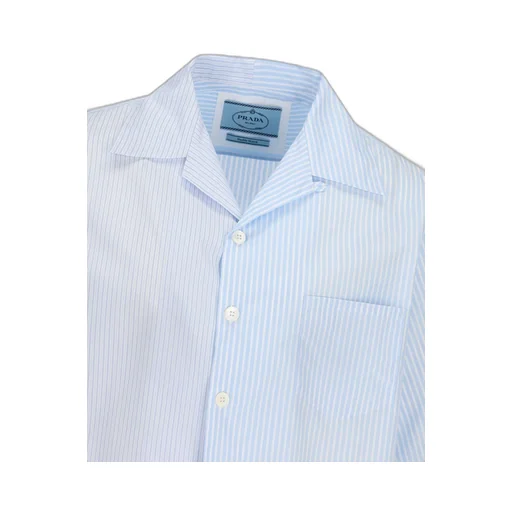 Prada Striped Short-Sleeved Button-Up Shirt