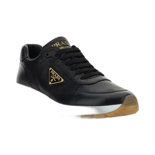 Prada Triangle-Logo Lace-Up Sneakers