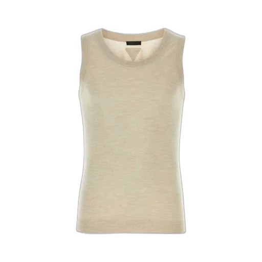 Prada Sleeveless Knitted Tank Top