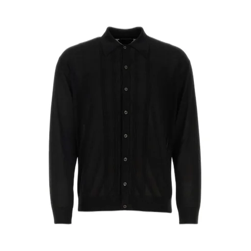 Prada Collared Buttoned Cardigan