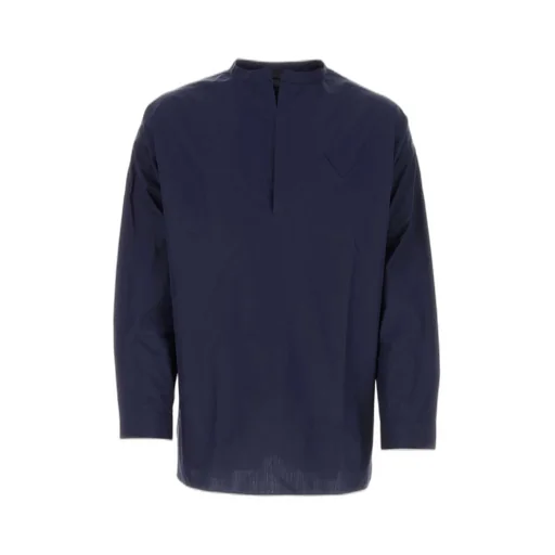 Prada Logo-Triangle Long-Sleeved Shirt