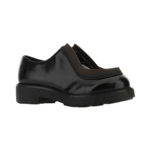 Prada Opaque Lace-Up Shoes