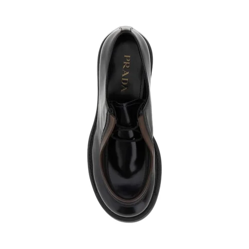 Prada Opaque Lace-Up Shoes