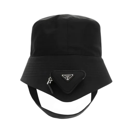 Prada Pouch Detailed Bucket Hat