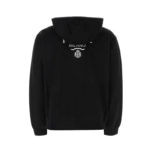 Prada Zip-Up Drawstring Hoodie