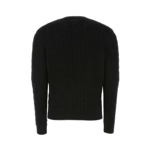 Prada Cable-Knit Crewneck Sweater