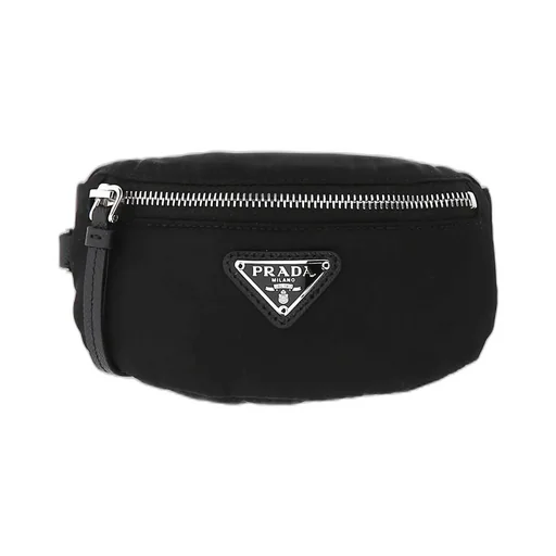 Prada Logo Plaque Mini Pouch