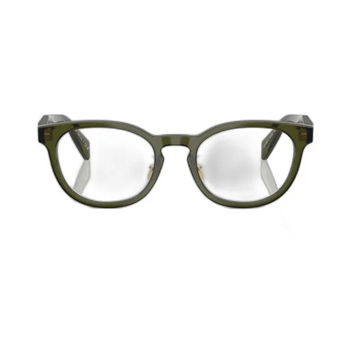 Prada Eyewear Oval Frame Glasses