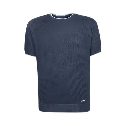 Prada Short-Sleeved Crewneck Jumper
