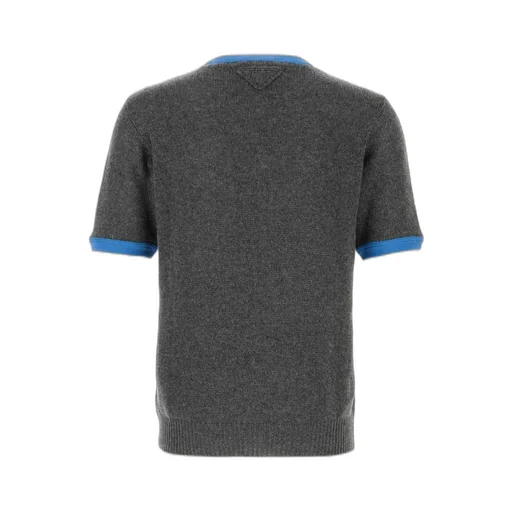 Prada Short-Sleeved Crewneck Jumper