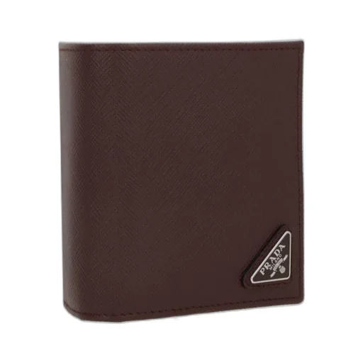 Prada Triangle Logo Bifold Wallet