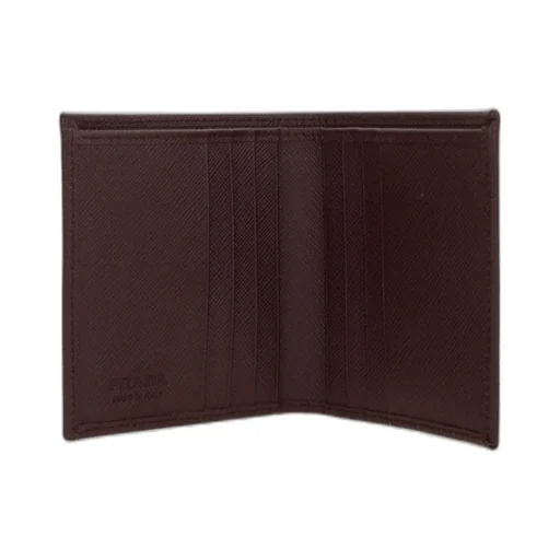 Prada Triangle Logo Bifold Wallet