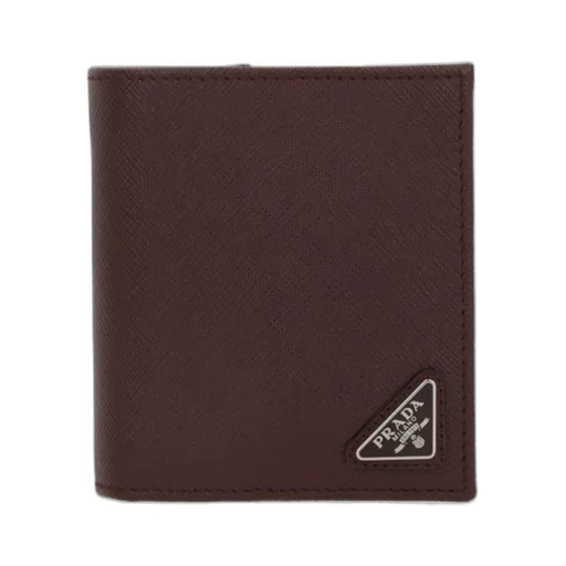 Prada Triangle Logo Bifold Wallet