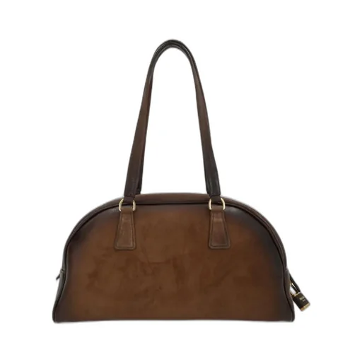 Prada Bowling Zipped Tote Bag