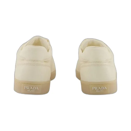 Prada Round-Toe Lace-Up Sneakers