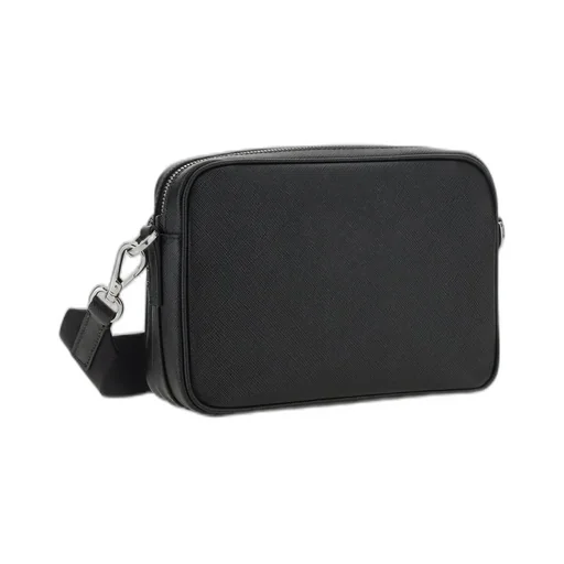 Prada Triangle-Logo Zipped Shoulder Bag