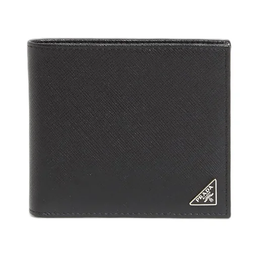 Prada Triangle Logo Bifold Wallet
